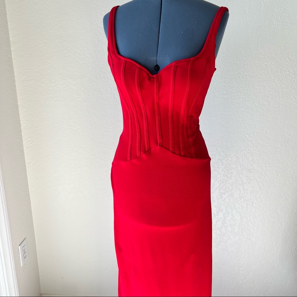 Red dress